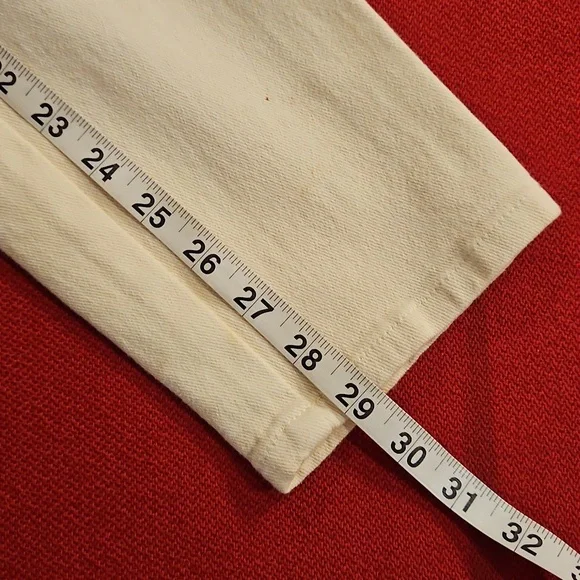 Route 66 ladies stretch fit Ivory White jeans Sz. 9/10 K Mart New Old Stock - Picture 7 of 10